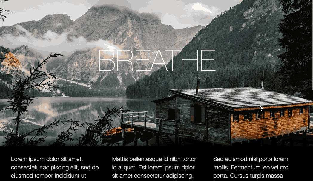 Parallax example gif